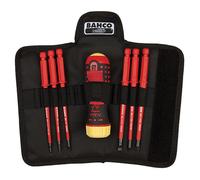 Bahco 808061 6 Piece VDE Insulated Interchangeable Ratcheting Screwdriver Set