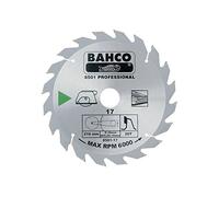 Bahco 8501-12 Circular Saw Blade with 20 Teeth for Wood, 0 V, Silver, 180 mm