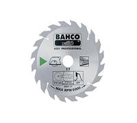 Bahco 8501-15 Circular Saw Blade with 20 Teeth for Wood, 0 V, Silver, 190 mm