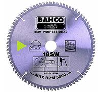Bahco 8501-18SW Circular Saw Blade with 48 Teeth, 0 V, Silver, 216 mm