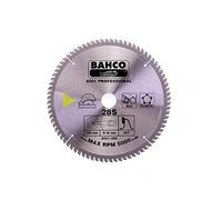 Bahco 8501-30S Circular Saw Blade with 96 Teeth for Aluminium/Plastic, 0 V, Silver, 300 mm