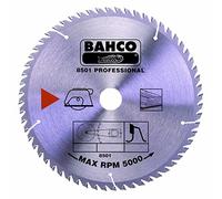 Bahco 8501-5F Circular Saw Blade with 30 Teeth for Wood, 0 V, Silver, 150 mm
