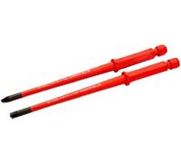 Bahco 8710SL-2P "Combi-Tip" Insulated Interchangeable Blades, Red, 100 mm, Set of 2 Piece
