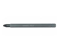 Bahco 8800-2P Hexagonal Blades for Pozidriv Head Screws, Grey, 1/4-Inch, 100 mm Size 0, Set of 2 Piece