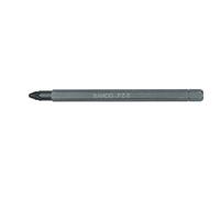 Bahco 8810-2P Hexagonal Blades for Pozidriv Head Screws, Grey, 1/4-Inch, 100 mm Size 1, Set of 2 Piece