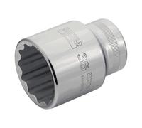 Bahco 8900DM-32 Standard Length Socket, Silver, 3/4-Inch Bi-Hex 32 mm