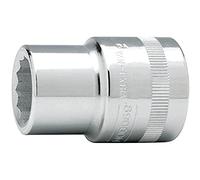 Bahco 8900DM-42 Standard Length Socket, Silver, 3/4-Inch Bi-Hex 42 mm