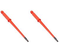 Bahco 8925SL-2P Slim/Insulated Interchangeable Blades for Torx Head Screws, Red, Size 25, Set of 2 Piece
