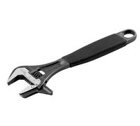 Bahco 9073 RP US Adjustable/Pipe Wrench Ergo, 12-Inch, Black | Aggressive Angled Teeth, Slim Tapered Profile, Thermoplastic Handle, Black Industrial Finish, Secure Grip, Heavy-Duty Use
