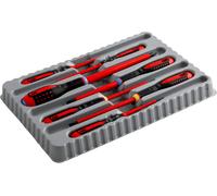 Bahco 9888S Be-9888S VDE Ergo Slot/Pozi Screwdriver Set (7 Pieces)