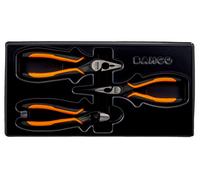 Bahco 9897G/3 "All-Round" 3 Piece ERGO Plier Set Combi, Side Cutters & Long Nose