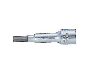 Bahco A6709Z-1/8 1/4-Inch Socket Driver Long for Hex Head Screws, Silver, 1/8-Inch