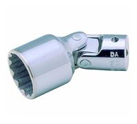 Bahco A7410DZ-3/8 3/8-Inch Bi-Hex Swivel Socket, Silver, 3/8-Inch