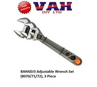 BAHCO CENTRAL NUT ADJUSTABLE WRENCH - 255mm