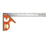 Bahco Advanced XS Combination Square 300mm - Pack of 1 - Metal with Adjustable Components