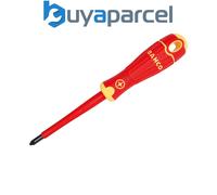 Bahco B142.002.100 BahcoFit VDE Insulated Pozidriv Screwdriver Tip PZ2 x 100mm B