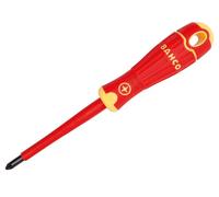 Bahco B142.002.100 Bahcofit Vde Insulated Pozidriv Screwdriver Tip Pz2 X 100mm Bah142002100