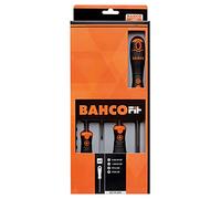 Bahco B219.004 Fit Slotted/Ph Screwdriver Set, Multi-Colour