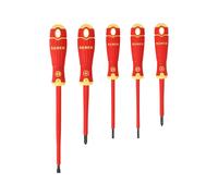 Bahco B220.015 BAHCOFIT Insulated PZ/SL Screwdriver Set 5 Pcs