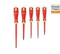 Bahco B220.015 BAHCOFIT Insulated PZ/SL Screwdriver Set 5 Pcs