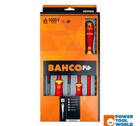 Bahco BAHCOFIT Insulated Screwdriver Set SL/PZ Pack of 5