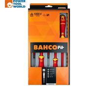 Bahco FIT 5 Piece Insulated Screwdriver Set - Slotted and Pozidriv - 220015 VDE