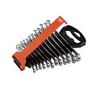 Bahco 111MSET12 Combination Spanner Metric with Chrome Polish (Set of 12)