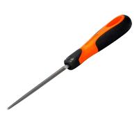 BAHCO BAH16062H 16062H Handled Square Second Cut File 1-160-06-2-2 150mm (6in), Orange, 6"