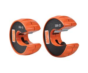 Bahco BAH306PACK Pipe Cutters, Orange, 15mm & 22mm