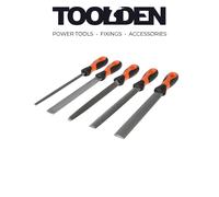 Bahco 1-477-08-2-2 Sandvik ERGO 5 Piece Second Cut Engineers File Set 8" / 200mm