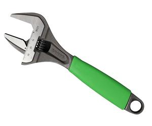 Bahco BAH9031XEG ERGO Extra Wide Jaw Adjustable Wrench Phosphate Green 218mm