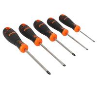 Bahco BAHB219015 BAHCOFIT 5pc Screwdriver Set - Pozi & Slotted