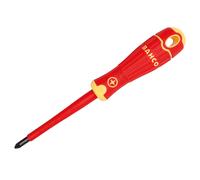 Bahco B142.002.100 Bahcofit Vde Insulated Pozidriv Screwdriver Tip Pz2 X 100mm Bah142002100