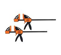 Bahco BAHQC300A2P Heavy Duty Quick Clamp Twin Pack 300mm Professional Tool