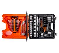 Bahco BAHS108 S108 108pc 1/4in & 1/2in Drive Socket & Combination Spanner Set