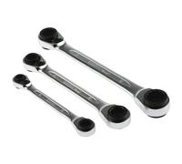 Bahco BAHS4RM3T S4RM Series Reversible Ratchet Spanner/Wrench Set 3 Piece