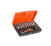 Bahco BAHSL25L 37pc Metric 1/4in Deep Driver Socket & Screwdriver Set