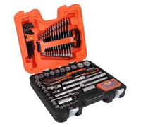 Bahco BAHSOC1214 95pc 1/4in & 1/2in Sq Dv Socket & Mechanics Set