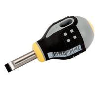 Bahco BE-8350 "Ergo" Slotted/Stubby Type Screwdriver, Multi-Colour, 1 x 5.5 x 25 mm