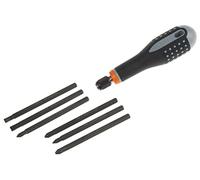 Bahco BE-8571 "Ergo" Screwdriver Set with Interchangeable Blades, Multi-Colour