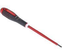 Bahco BE-8703S "Ergo" Insulated Screwdriver for Hex Head Screws, Multi-Colour, 197 mm