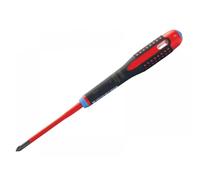 Bahco ERGO Slim VDE Insulated Pozidriv Screwdriver PZ1 x 80mm BAHBE8810SL