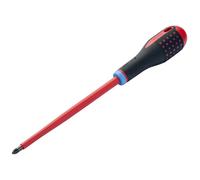 Bahco Ergo VDE Insulated Pozi Screwdriver PZ2 100mm