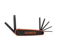 Bahco BE-9776B 7 Piece Folding Ball End Allen Hexagon Key Set 2.5-10mm