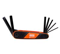 Bahco BE-9777B 7 Piece Hexagon Folding Allen Hexagon Hex Key Set 2.5-10mm