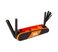 Bahco BE-9777B Allen Key Set Metric Hex Folding L Key Set