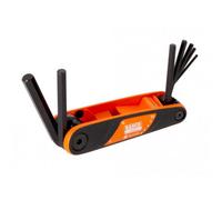 Bahco Be-9777B Hexagon Key Folding Set, 7 Piece Multi Colour (One Size)