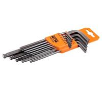 Bahco BE-9780 Hexagon Offset Screwdrivers Set, Black/Orange