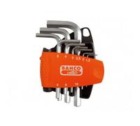 Bahco Be-9878 Metric Hex L-Key Set, 9 Piece Multi Colour (One Size)