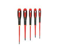 Bahco BE-9881S VDE Insulated Screwdriver Set 5 Piece Professional Heavy Duty